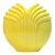 Rare Artichoke Vase in Citrus Yellow Attributed to Royal Haeger, Circa 1980s For Sale