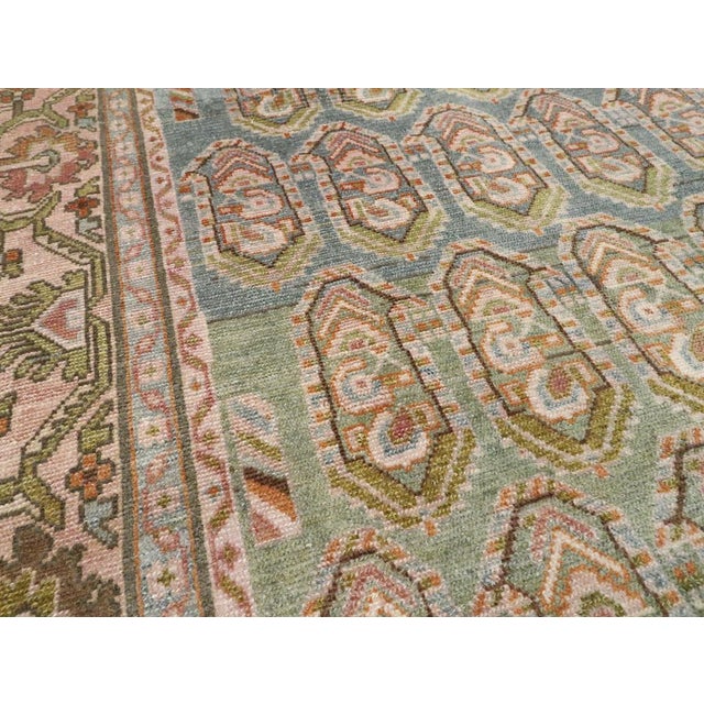 Rustic Galerie Shabab Collection Mid-20th Century Persian Malayer Accent Rug For Sale - Image 3 of 6