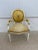 100% MADE IN ITALY, HAND PAINTED and HAND CRAFTED ! TWO DINING or ACCENT ARMCHAIR Solid Wood frame décor with 24 Carats...