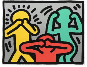 After Keith Haring, Pop Shop, Print