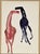 Contemporary Ernst Bräuer, Two Horses (Red-Blue), 1961, Monotype For Sale - Image 3 of 12