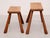Set of Brutalist Alpine Stools, 1950s For Sale - Image 9 of 18