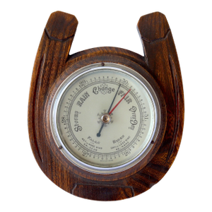 English 'Horseshoe' Wall Mount Barometer