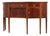 Federal Style D-Shape Walnut Inlaid Demi-Lune Server Sideboard For Sale