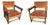 1980s Brown Velvet Armchair With Nailhead Trim Wooden Frame Accent Chair For Sale