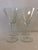 1980s Modern Floral Etched Wine Glasses S/4 For Sale - Image 5 of 5