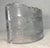 Transparent Cast Studio Glass Menorah by Joel & Candace Bless Curved Shape Brutalist Waves For Sale - Image 8 of 15