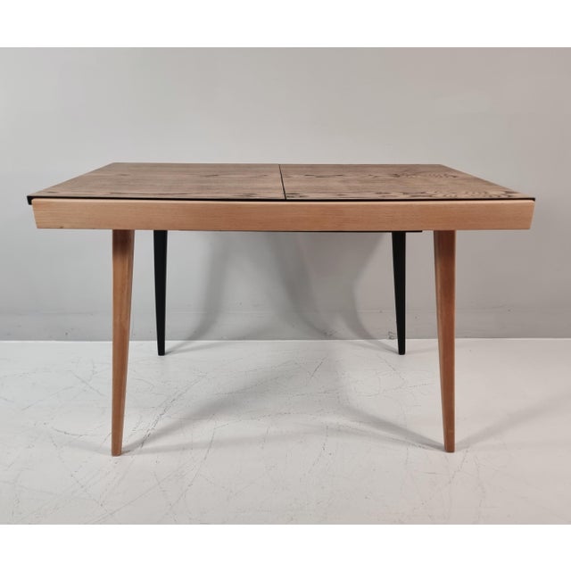 Vintage Dining Table in Ash, 1960s For Sale - Image 3 of 13