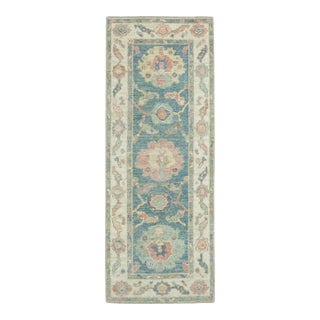 Turkish Oushak Runner Rug 2'3" x 5'10" #17262 For Sale
