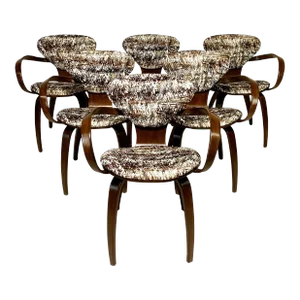 Plycraft Pretzel Chairs - Set of Six