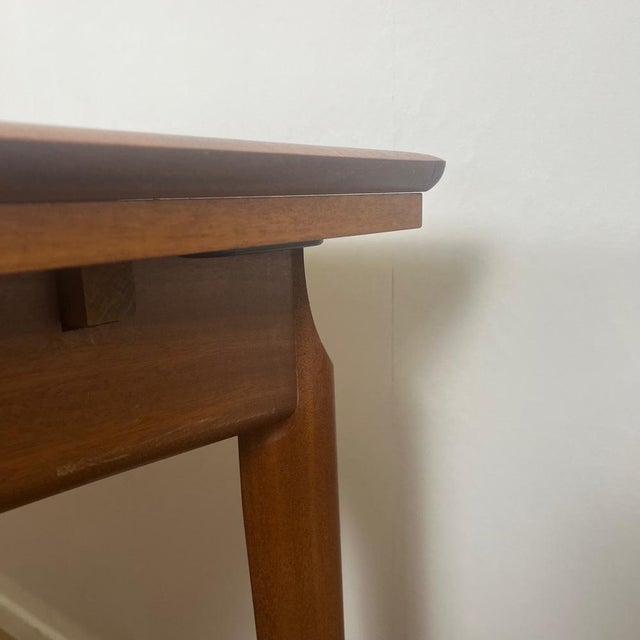 Wood Mid-Century Modern Extendable Teak Dining Table by Ib Kofod-Larsen, 1950s For Sale - Image 7 of 18