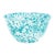 Crow Canyon Home Splatterware, Large Salad Bowl in Turquoise & White For Sale