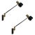Adjustable Metal Wall Lights, 1950, Set of 2 For Sale - Image 11 of 11