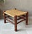 Wood Rustic Chic Mid 20th-Century Hickory Wood & Handwoven Double Twill Plaited Cane Bench For Sale - Image 7 of 18