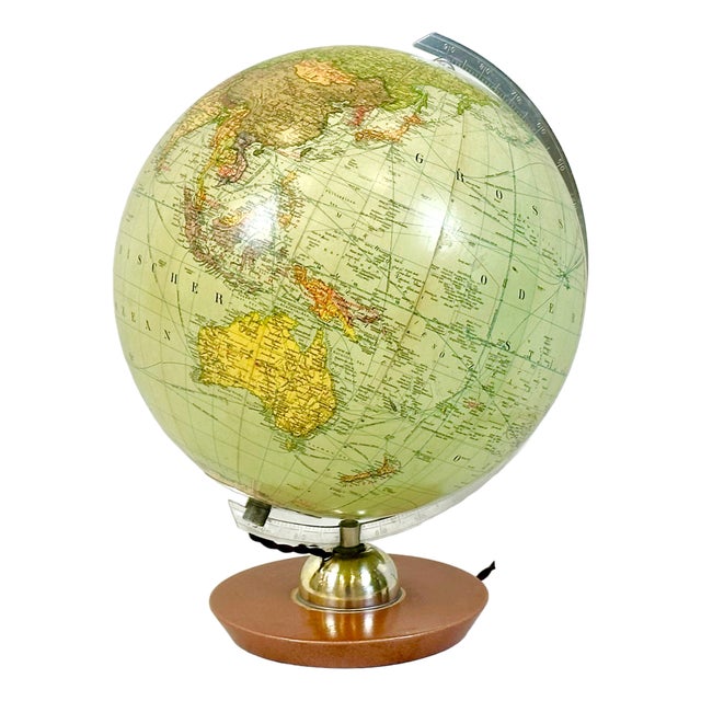 Globe Glass Light from JRO Verlag, 1950s For Sale