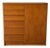 Teak Tall Dresser With 6-Drawers and Interior Shelving Danish Mid-Century Modern 1970s For Sale