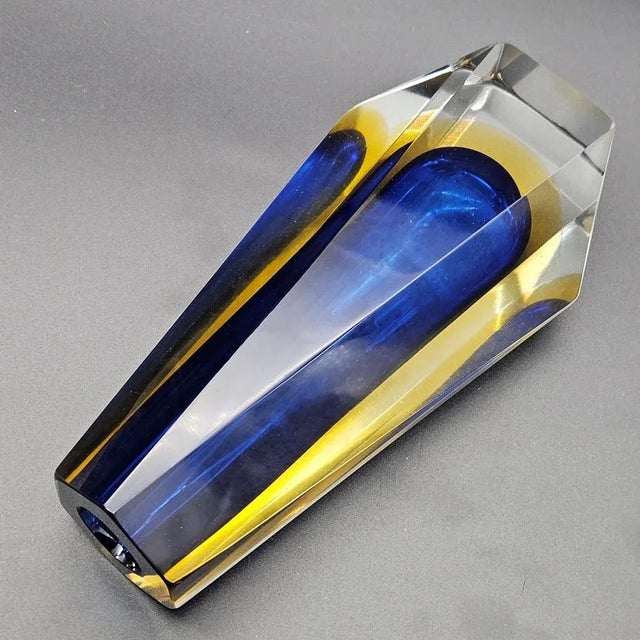 Sommerso Murano Glass Vase by Flavio Poli for Seguso, 1950s For Sale - Image 4 of 5