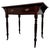 Early 20th Century Antique English Mahogany Writing Table with Green Leather Top For Sale - Image 10 of 12