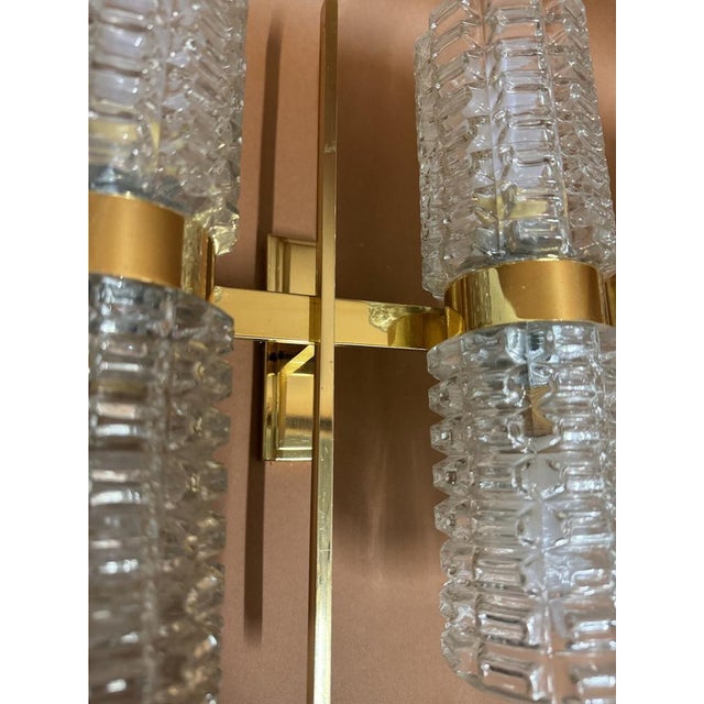 Gold Wall Lights, 1950s, Set of 2 For Sale - Image 8 of 10