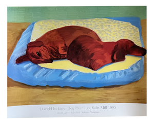 David Hockney, Dog Paintings 43 Salts Mill, 1990s, Paper