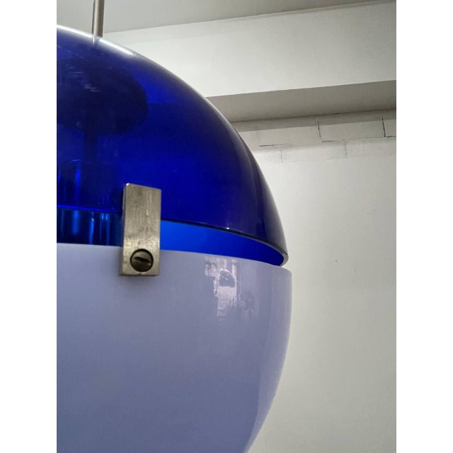 1950s Acrylic Glass Pendant from Stilux Milano, 1950s For Sale - Image 5 of 6