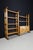 Brutalist Large Brutalist Modular Shelving Unit in Oak with Metal Pegs and Cabinet, Belgium, 1960 For Sale - Image 3 of 17