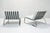 Contemporary Delaunay Lounge Chairs in Leather by Rodolfo Dordoni for Minotti, Set of 2 For Sale - Image 3 of 13