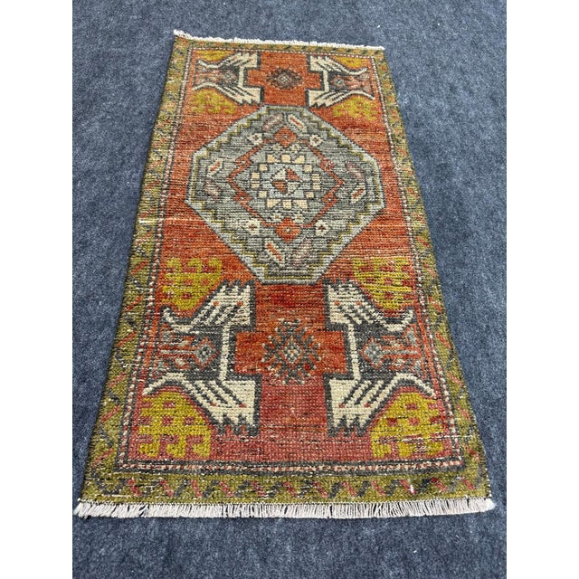 Turkish Yastik Rug 1'8" x 3'3" #24057 Explore a curated collection of hallway runners, wool rugs, and handmade...