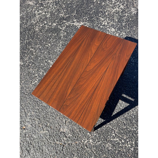 Fully-Refinished Mid Century Lane Tuxedo End Table For Sale - Image 10 of 10