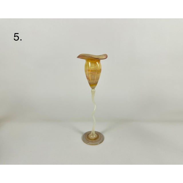 Black Murano Art Glass Set from Ludwig Schmid, 1985, Set of 5 For Sale - Image 8 of 11