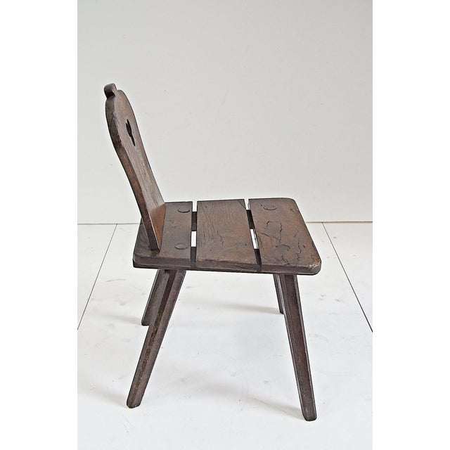 Alfons Garden Table with Chairs in Massive Oak, 1970s, Set of 3 For Sale - Image 10 of 18