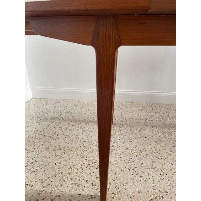 Brown Mid 20th Century French Extendable Dining Table For Sale - Image 8 of 13