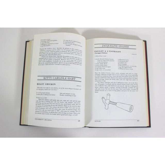 Metal 1981 Food in Vogue With Blue Linen Hard Cover Book For Sale - Image 7 of 10