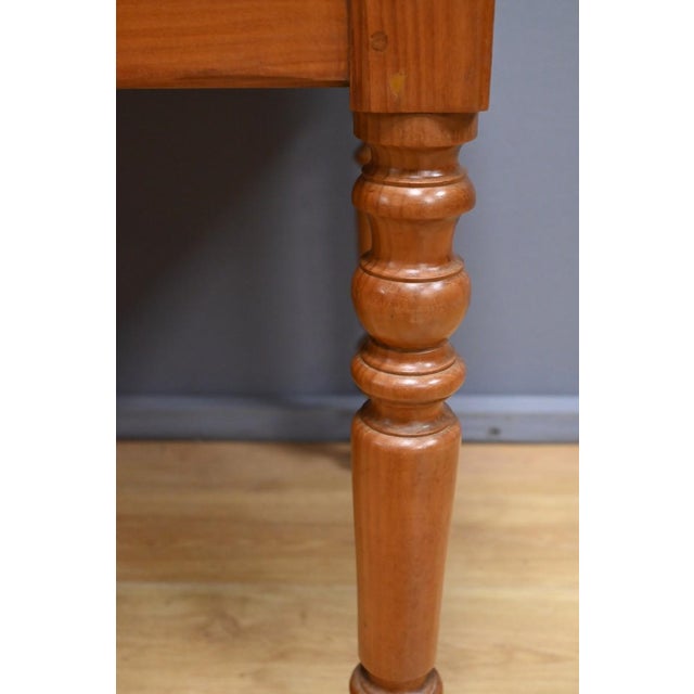 Late 19th Century Cherrywood Farmhouse Table For Sale - Image 10 of 18