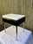 Mod Elba Kidney-Shaped Side Table with Foldable Plastic Top and Chromed Metal Legs For Sale - Image 16 of 16