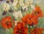 Elizabeth Davies, Still Life with Flowers, 1980, Oil on Canvas For Sale - Image 6 of 17