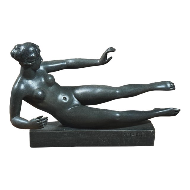 Vintage Composite Sculpture After Aristide Maillol ‘L’Air’ For Sale