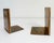 Gold 1950s Italian Florentine Folding Bookends, a Pair For Sale - Image 8 of 10