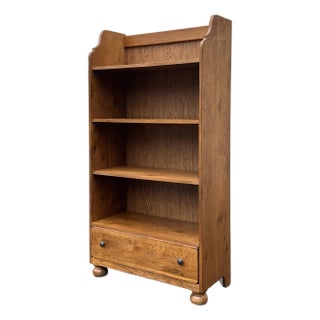Broyhill Attic Heirlooms Fatmhouse Oak Bookshelf For Sale