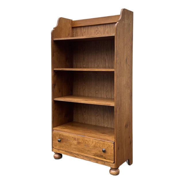 Broyhill Attic Heirlooms Fatmhouse Oak Bookshelf For Sale