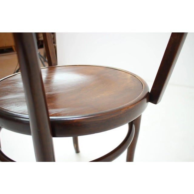 Thonet Mundus Wooden Armchair in Vienna Style, 1920s For Sale - Image 10 of 13