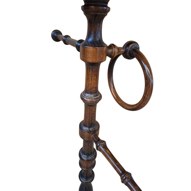 Beech Bathroom Floor Lamp, 1980s For Sale - Image 4 of 13