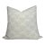 Scalloped Pillow Cover in Natural, 22x22 Pillow For Sale