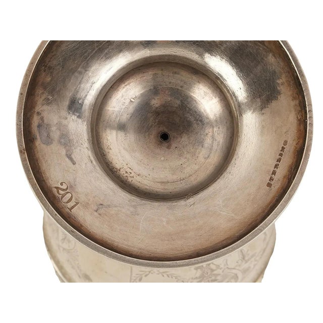 Silver Antique Continental Sterling Silver Kiddush Cup Chalice For Sale - Image 8 of 9