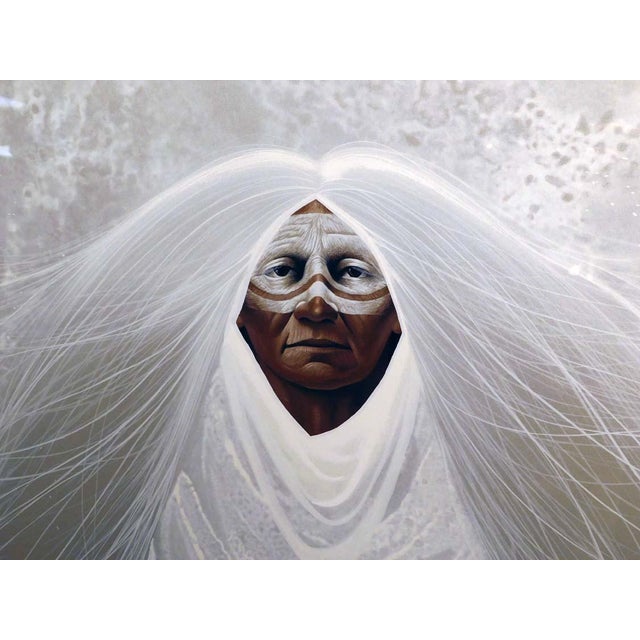 Paper 1990s Frank Howell "Conception" Hand Signed Original Serigraph For Sale - Image 7 of 10