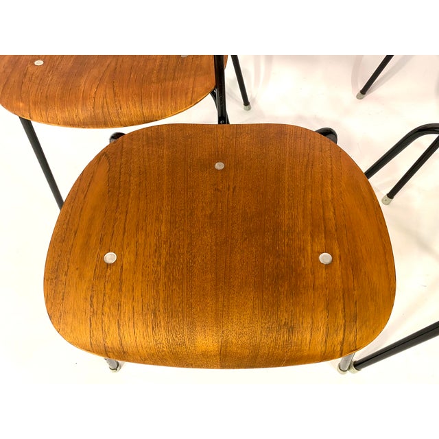 SE68 Chairs by Egon Eiermann for Wilde&Spieth, Set of 4 For Sale - Image 15 of 18