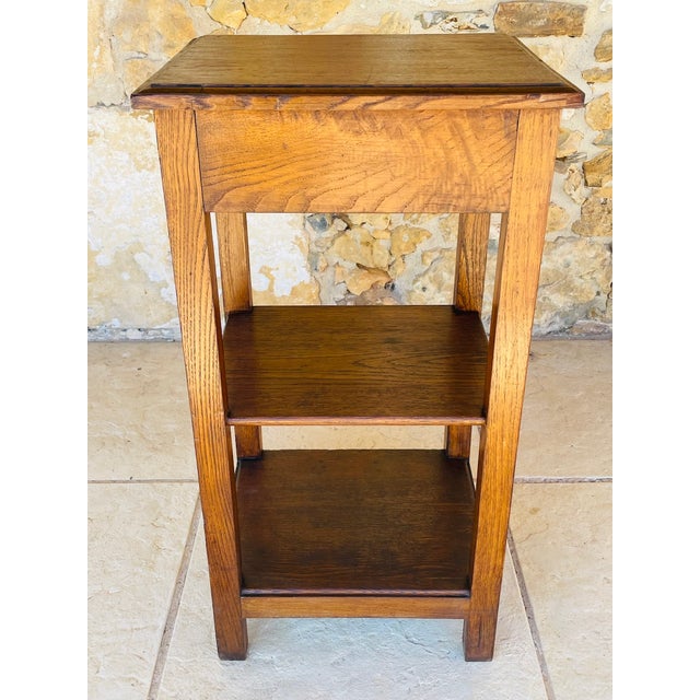 Art Deco Three-Tiered Walnut Console Table, 1930s For Sale - Image 17 of 18