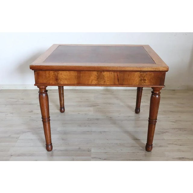 Antique Walnut Writing Desk, 1800s For Sale - Image 10 of 14