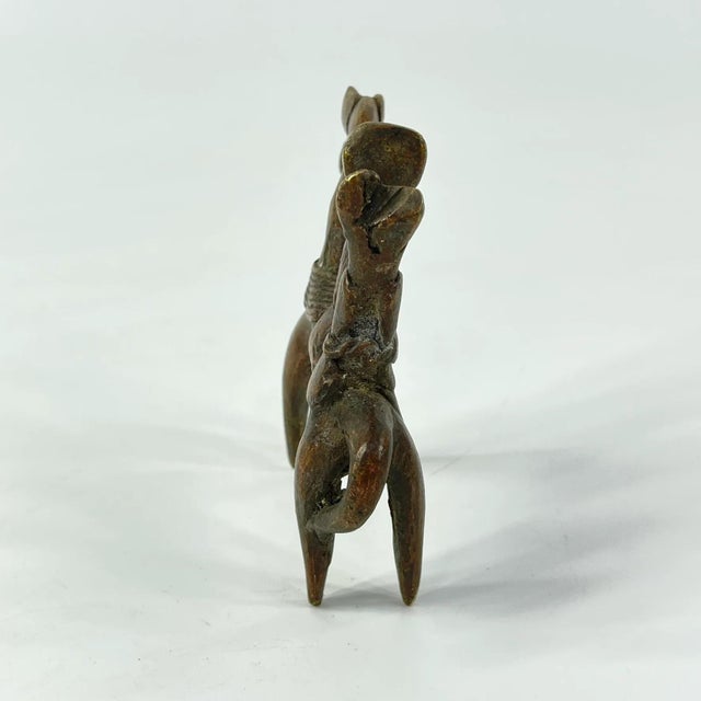 Early 20th Century Ketoko Brass Horseman Chad For Sale - Image 4 of 8