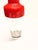 Great mid-century modern cocktail shaker with New York City designs and recipes on the outside. Glass and plastic.